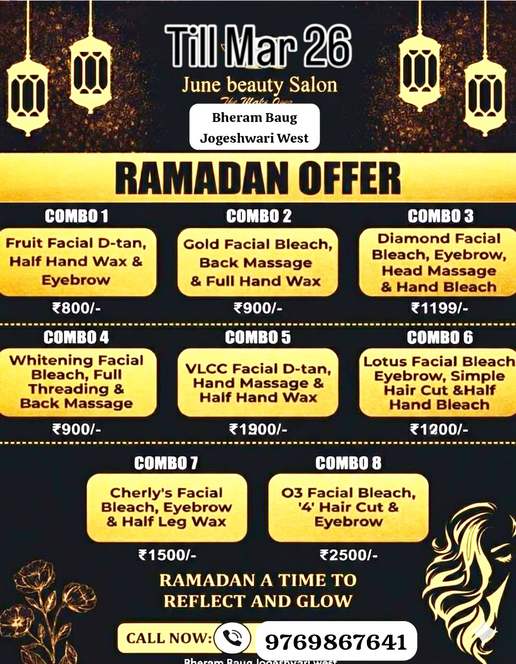 June Beauty Salon Facebook ad from Feb 19, 2026