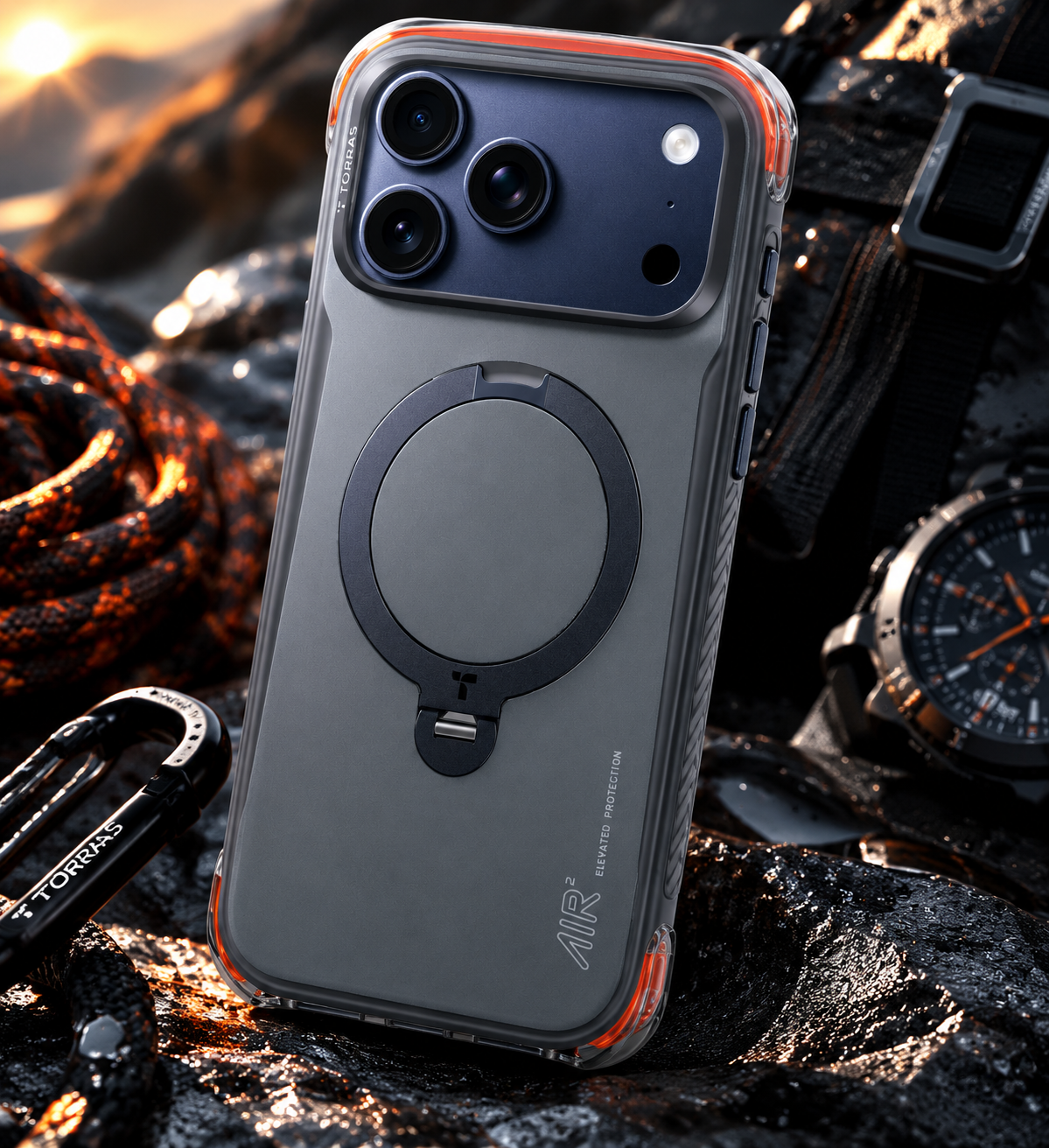 Torras USA Facebook ad: 9X Drop protection you can feel.
