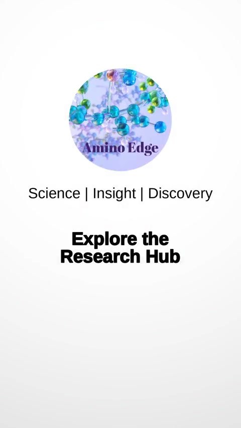 AminoEdge Facebook ad: Explore the Research Hub