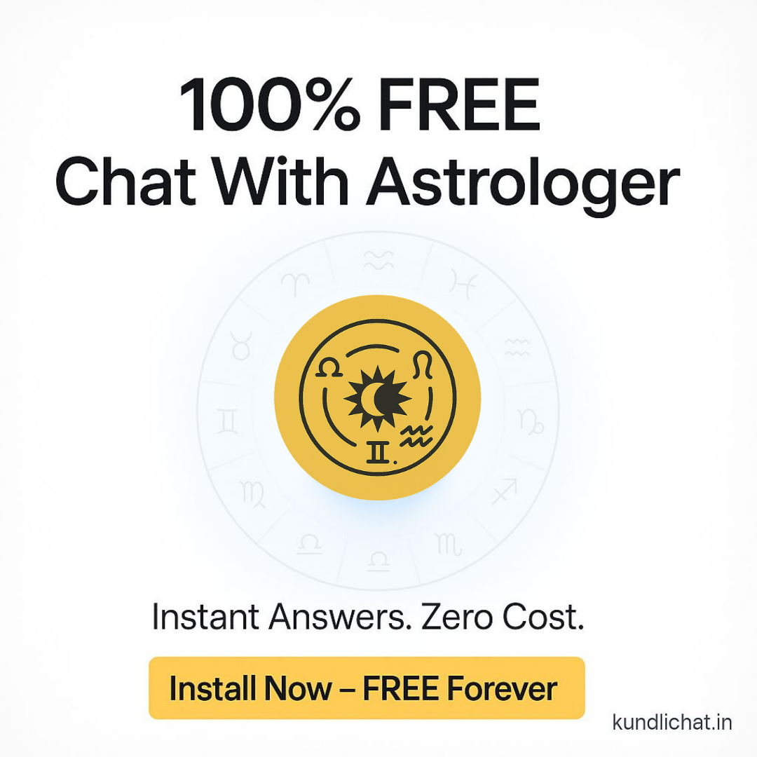 KundliChat - Free Astrology Chat Facebook ad: Free Chat With Astrologer