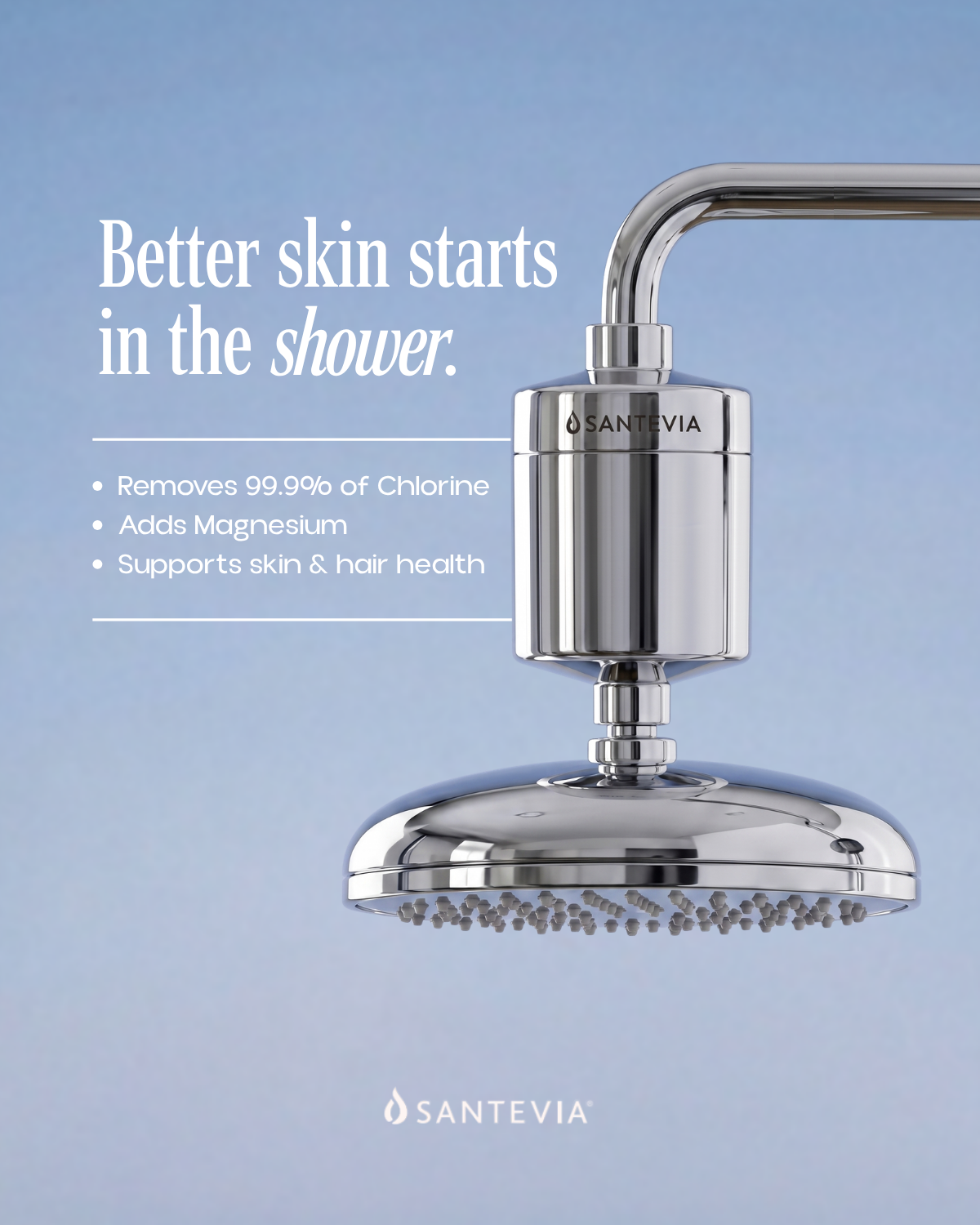 Santevia Water Systems Facebook ad