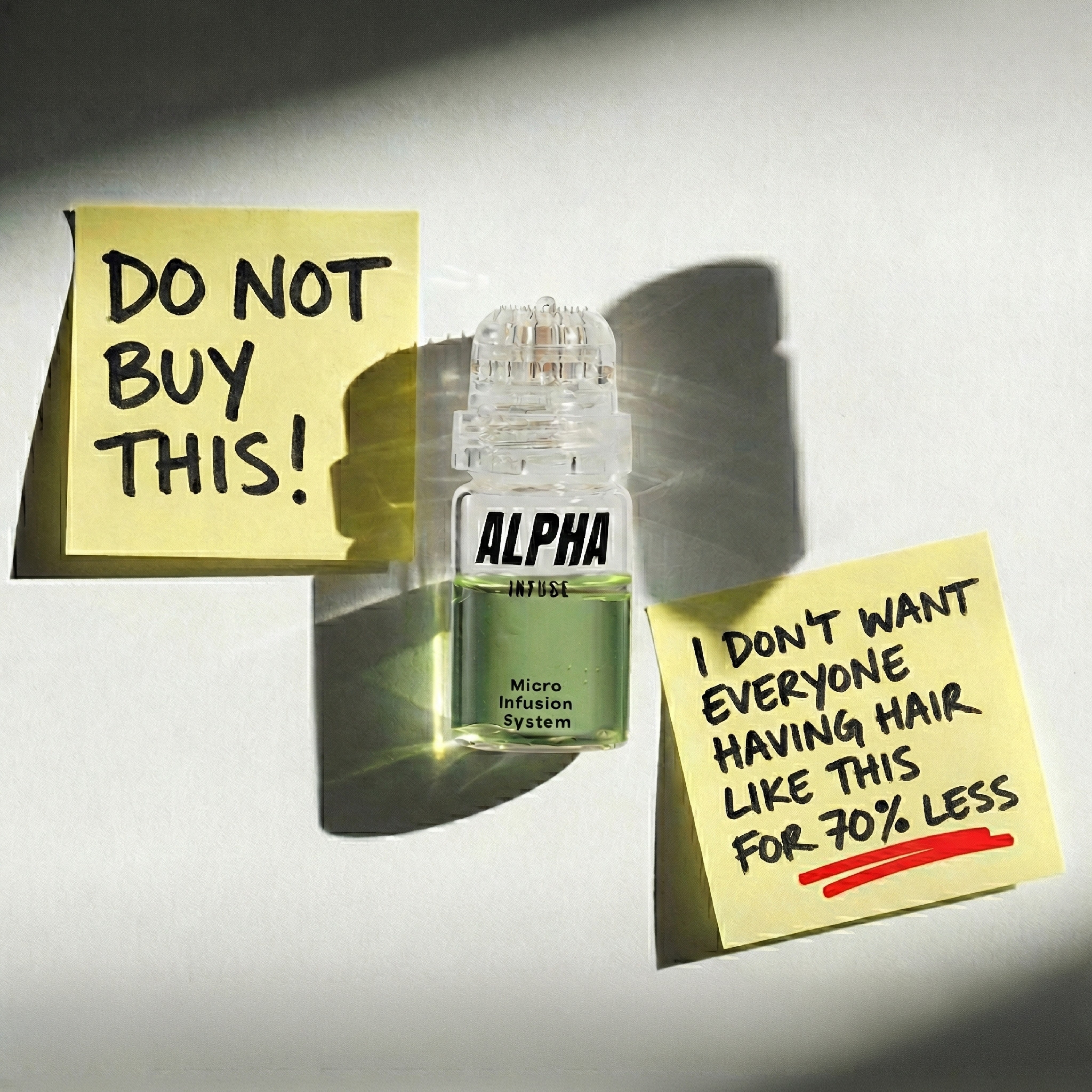 AlphaInfuse Facebook ad