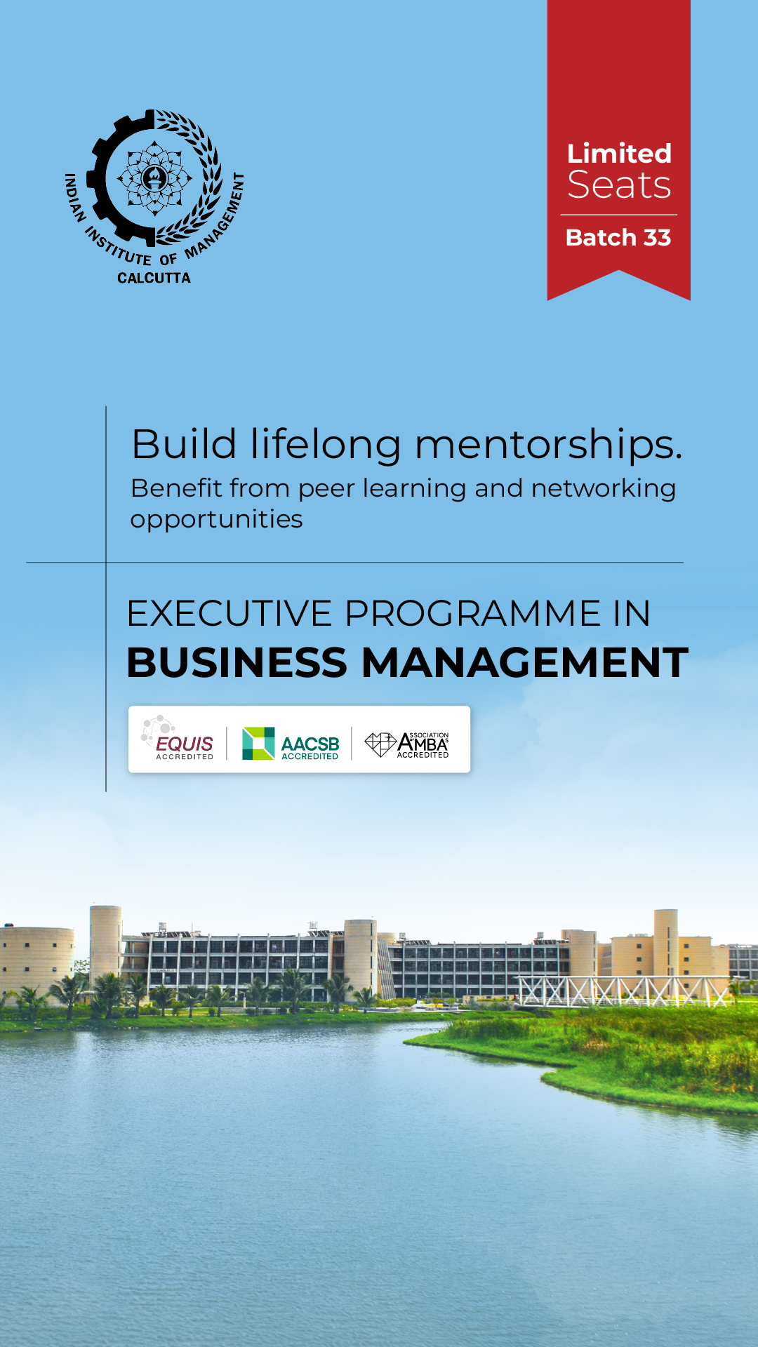IIM Calcutta Executive Programme in Business Management Facebook ad