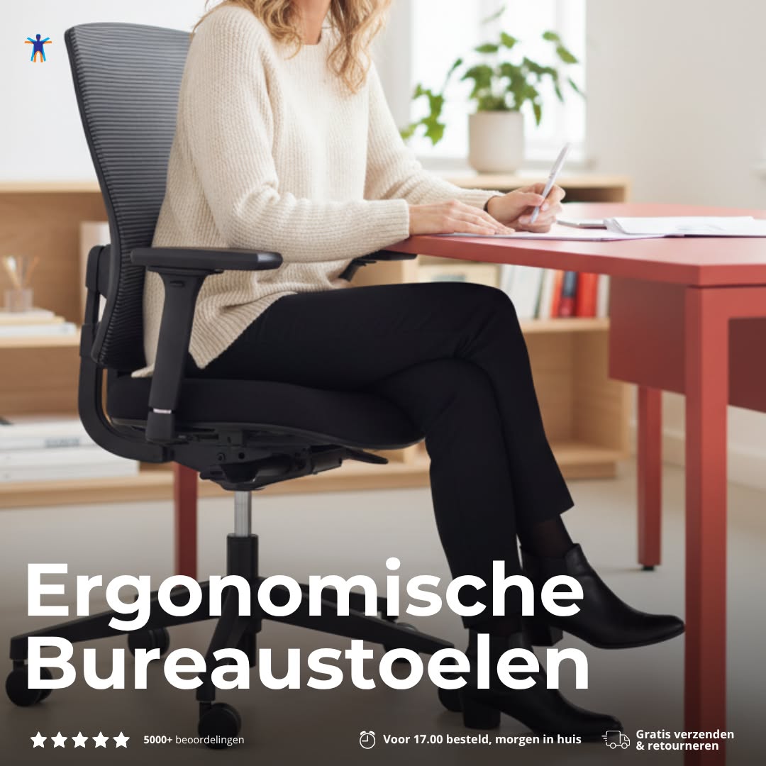 ergowerken.nl Facebook ad: Voor 17:00 besteld, morgen in huis