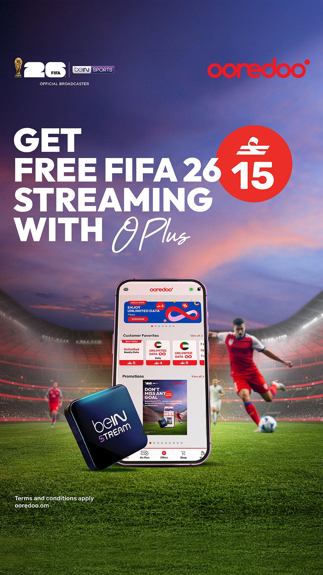 Ooredoo Oman Facebook ad