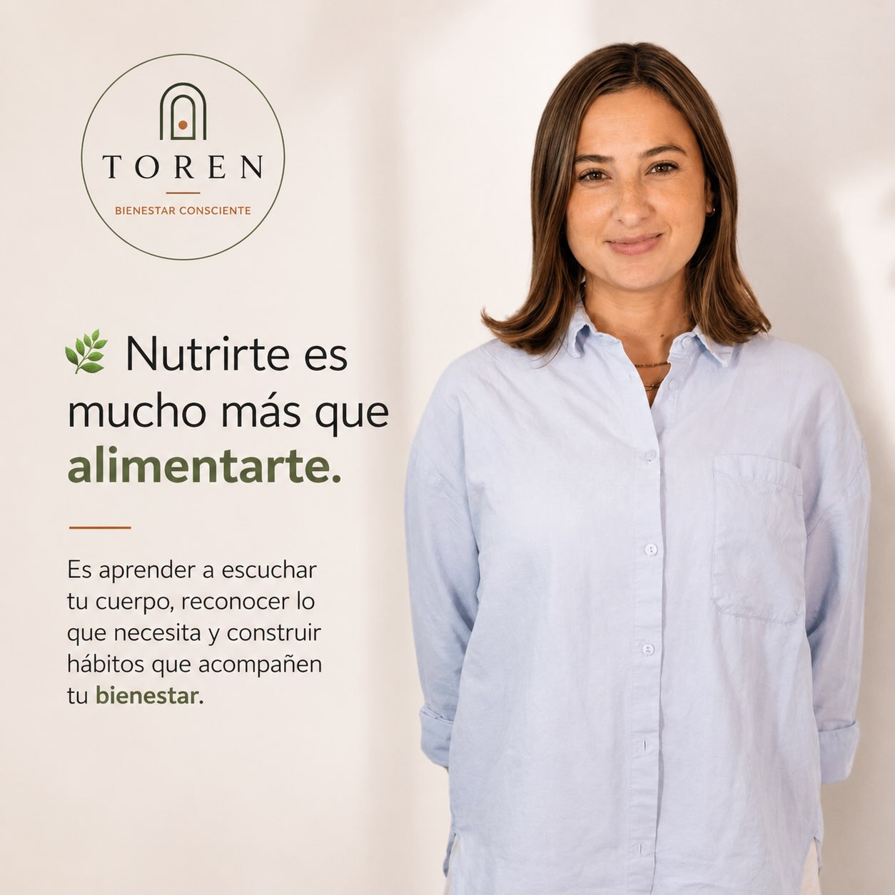 Toren - Bienestar consciente Facebook ad: Nutrirte es mucho más que alimentarte.