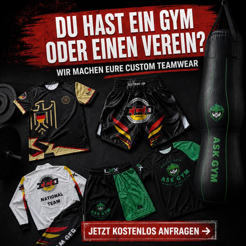 LNX-Sport Facebook ad: Custom Teamwear für Gyms & Vereine