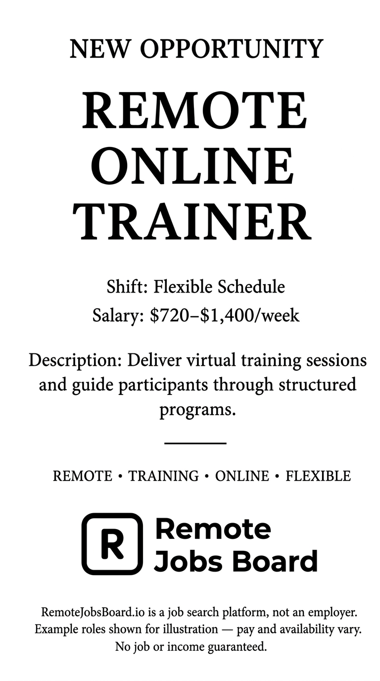 Remote Jobs Board - Work From Anywhere Facebook ad