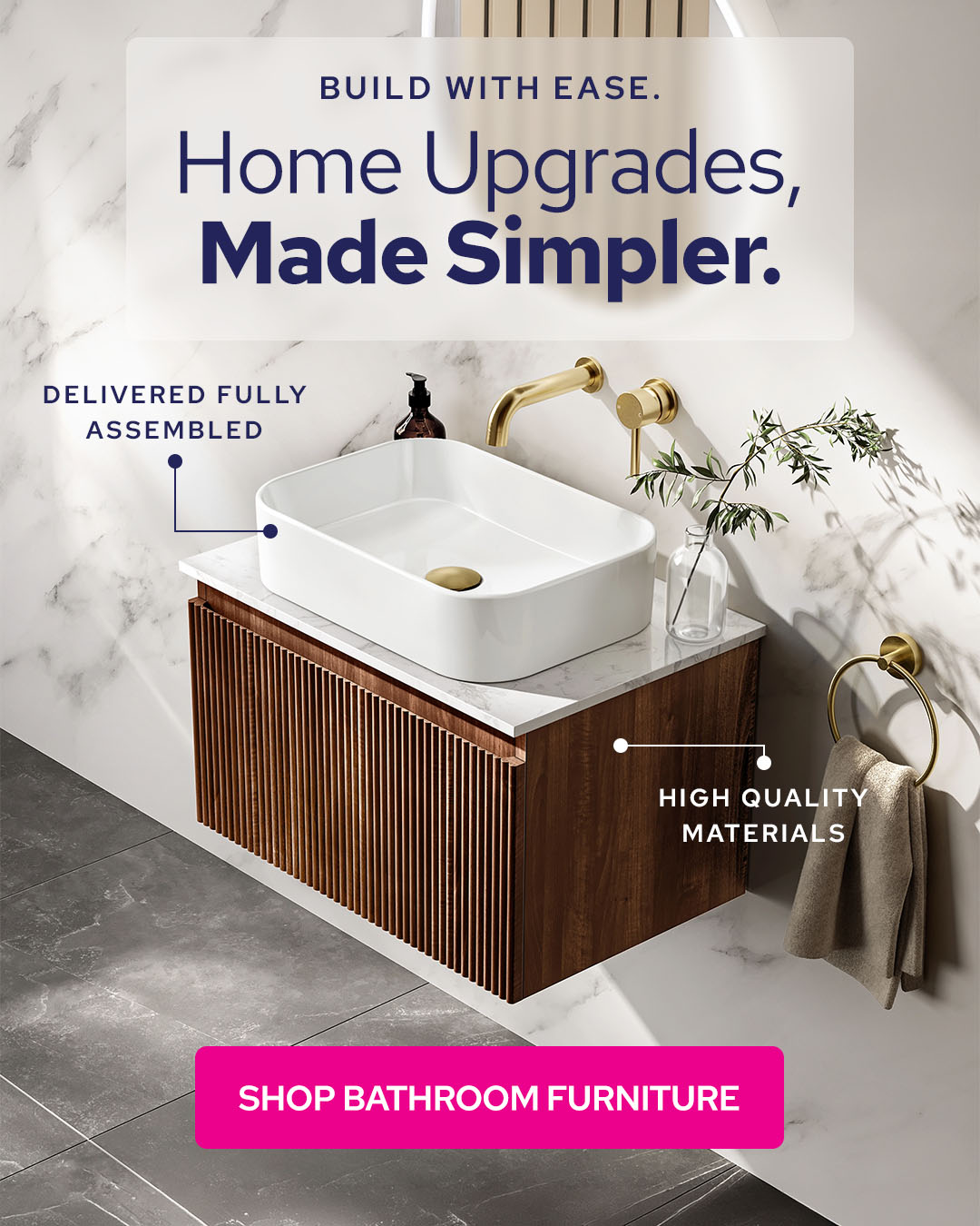 Bathroom Mountain Facebook ad