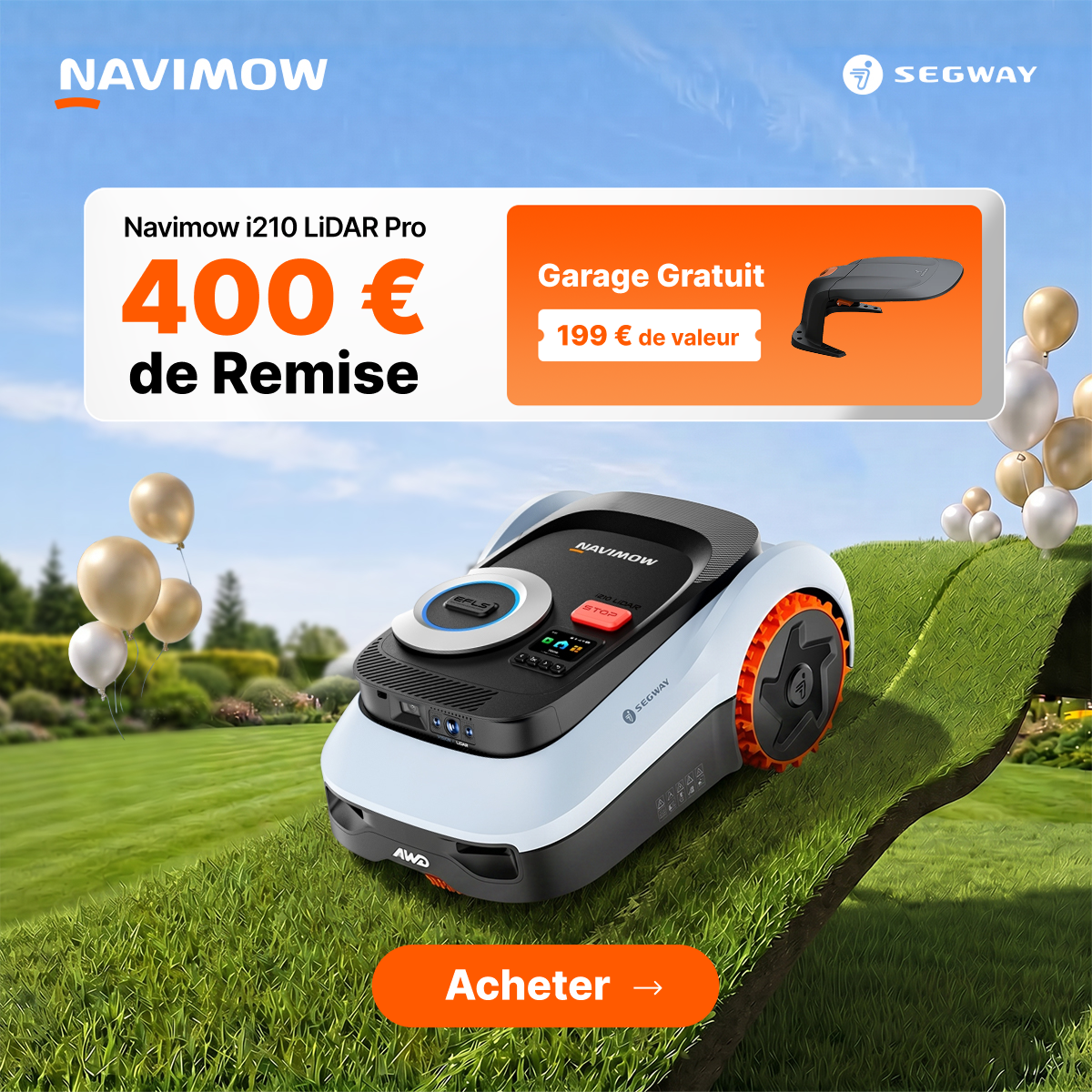Segway Navimow FR Facebook ad