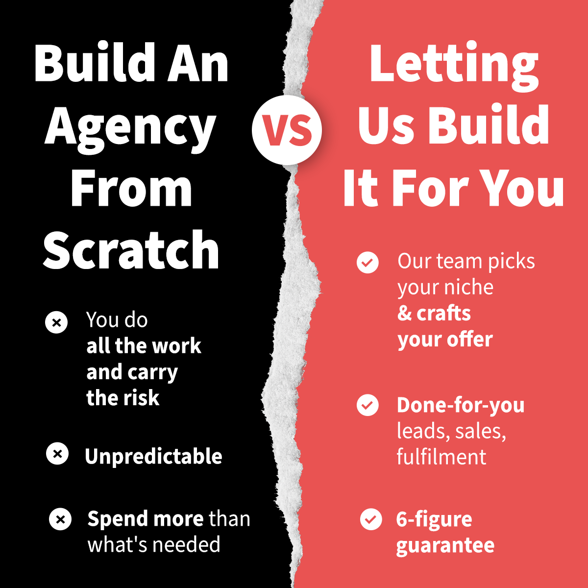 Launch My Agency Facebook ad