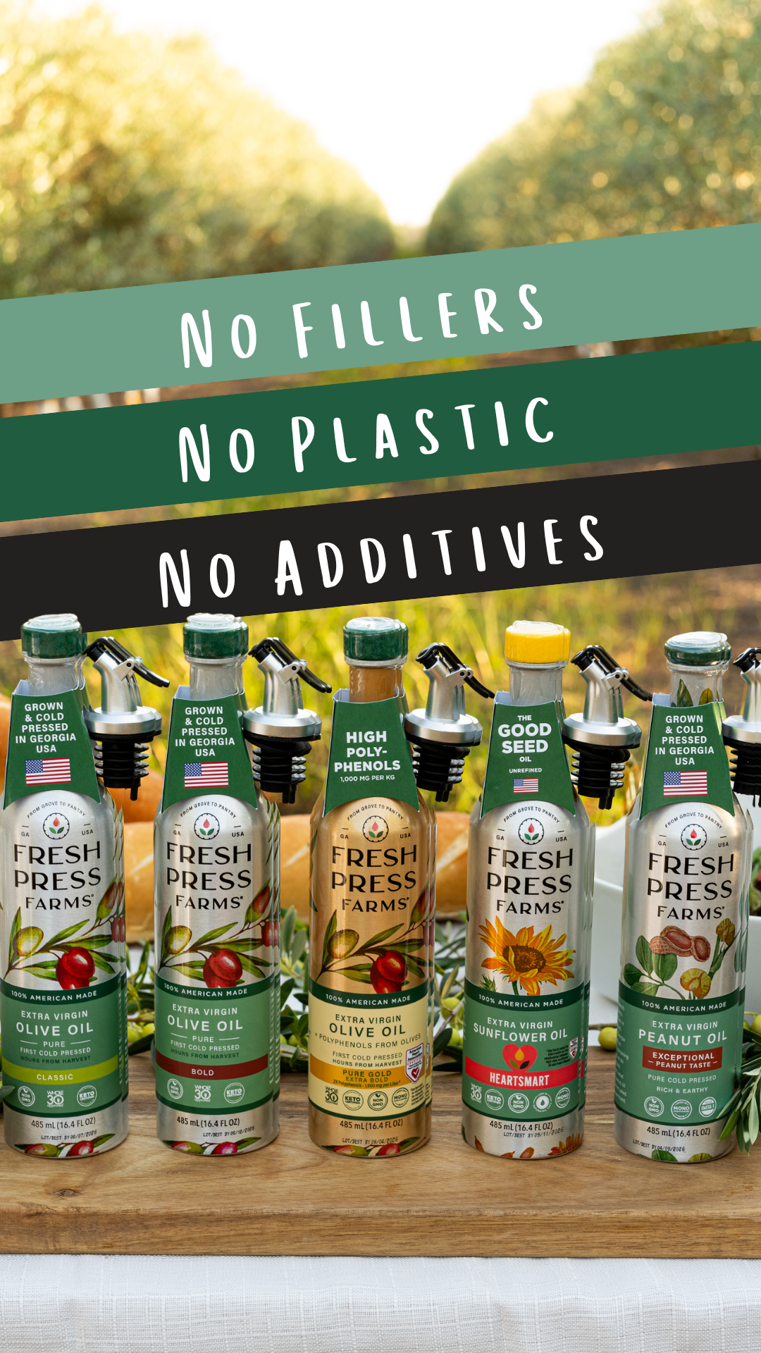 Fresh Press Farms Facebook ad