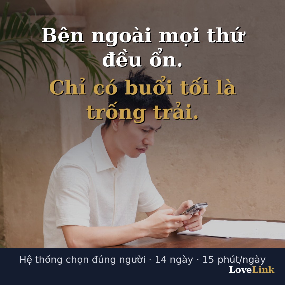 The Love Link Show Facebook ad: Chỉ có buổi tối là trống trải