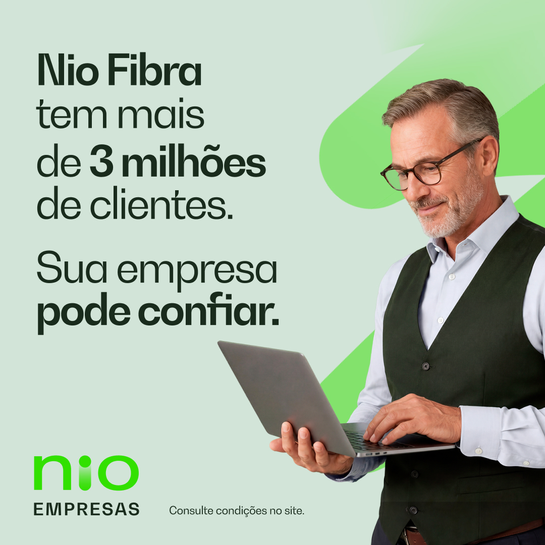 Nio Facebook ad: Mais de 3 milhões de clientes já tem.