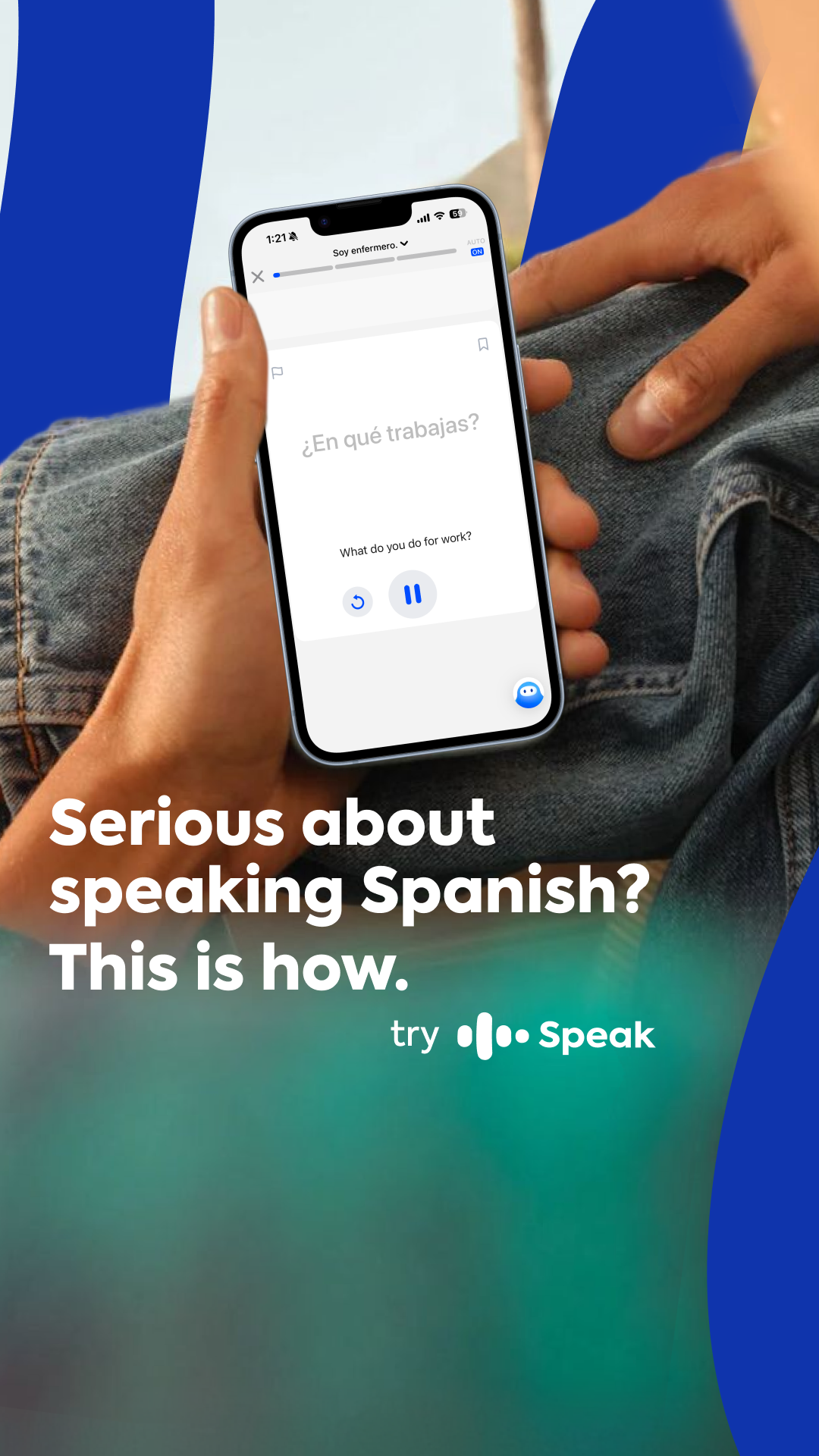 Speak Facebook ad