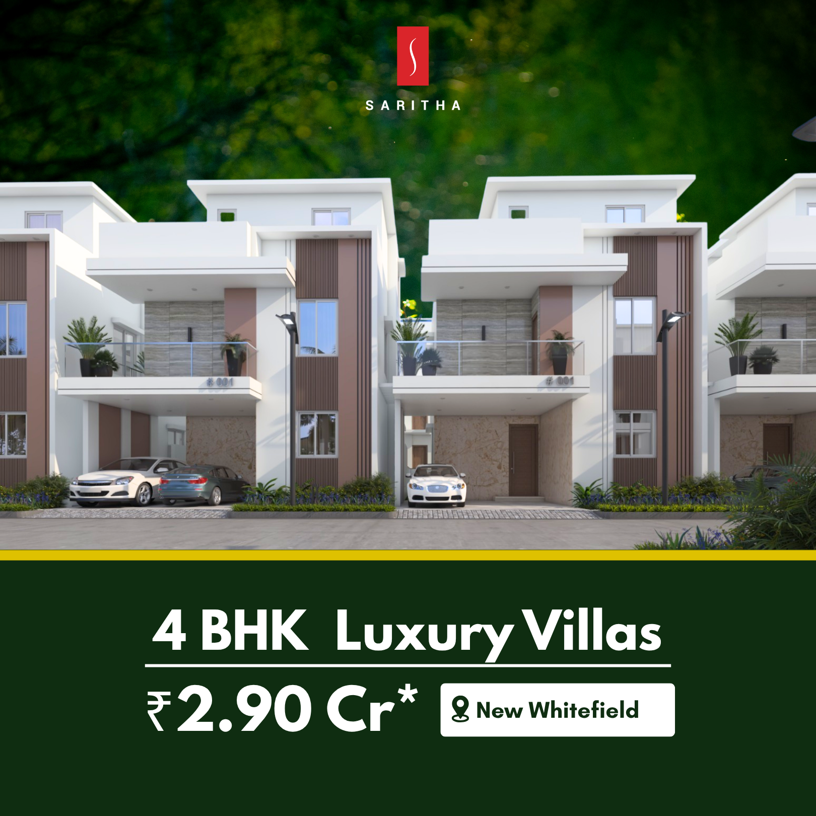Saritha Developers Facebook ad: 198 Villas