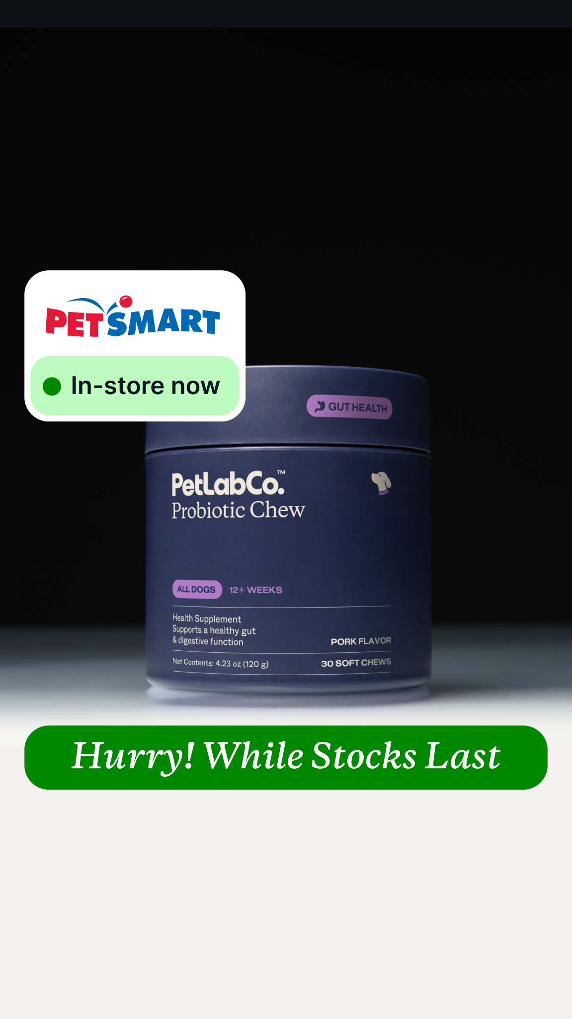 PetLab Co. Facebook ad