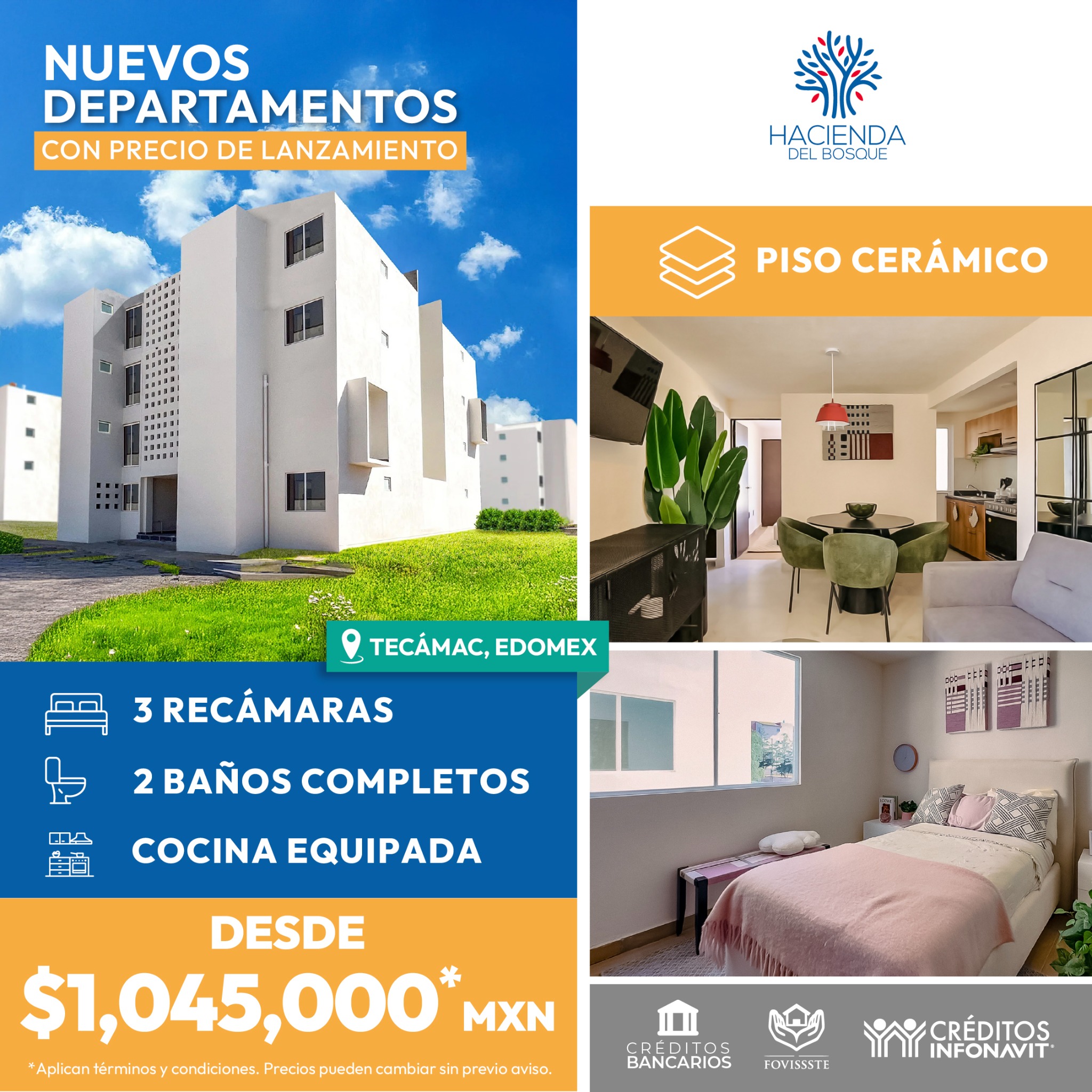Privadas del Bosque Casas y departamento en Tecámac Facebook ad from Apr 9, 2026