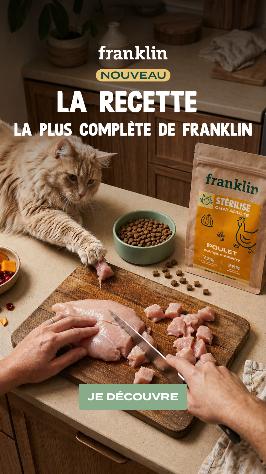 Franklin Pet Food Facebook ad