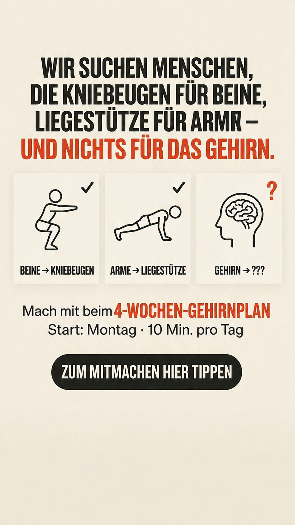 Impulse: Brain Training & Self-Discovery Facebook ad