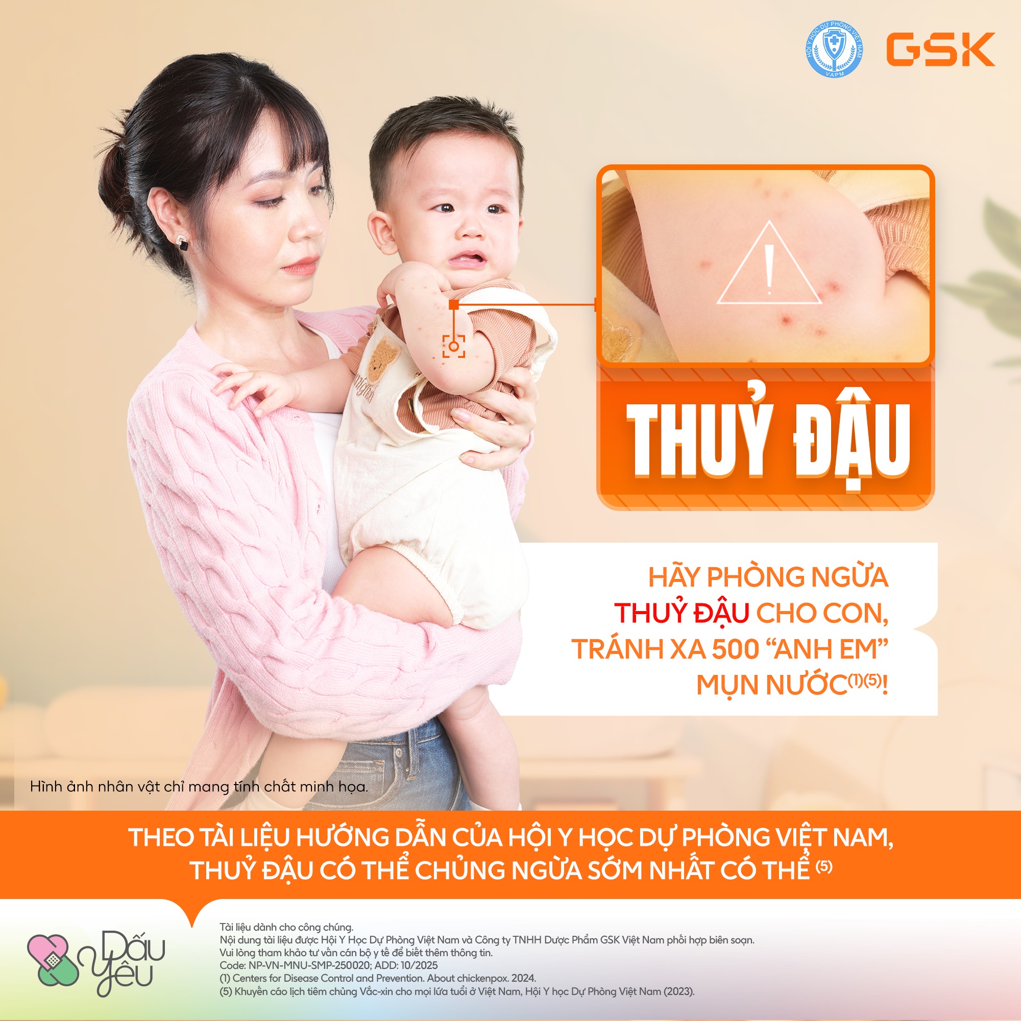 Tiêm Ngừa Gia Đình Facebook ad: Thủy đậu | Tiêm ngừa | GSK