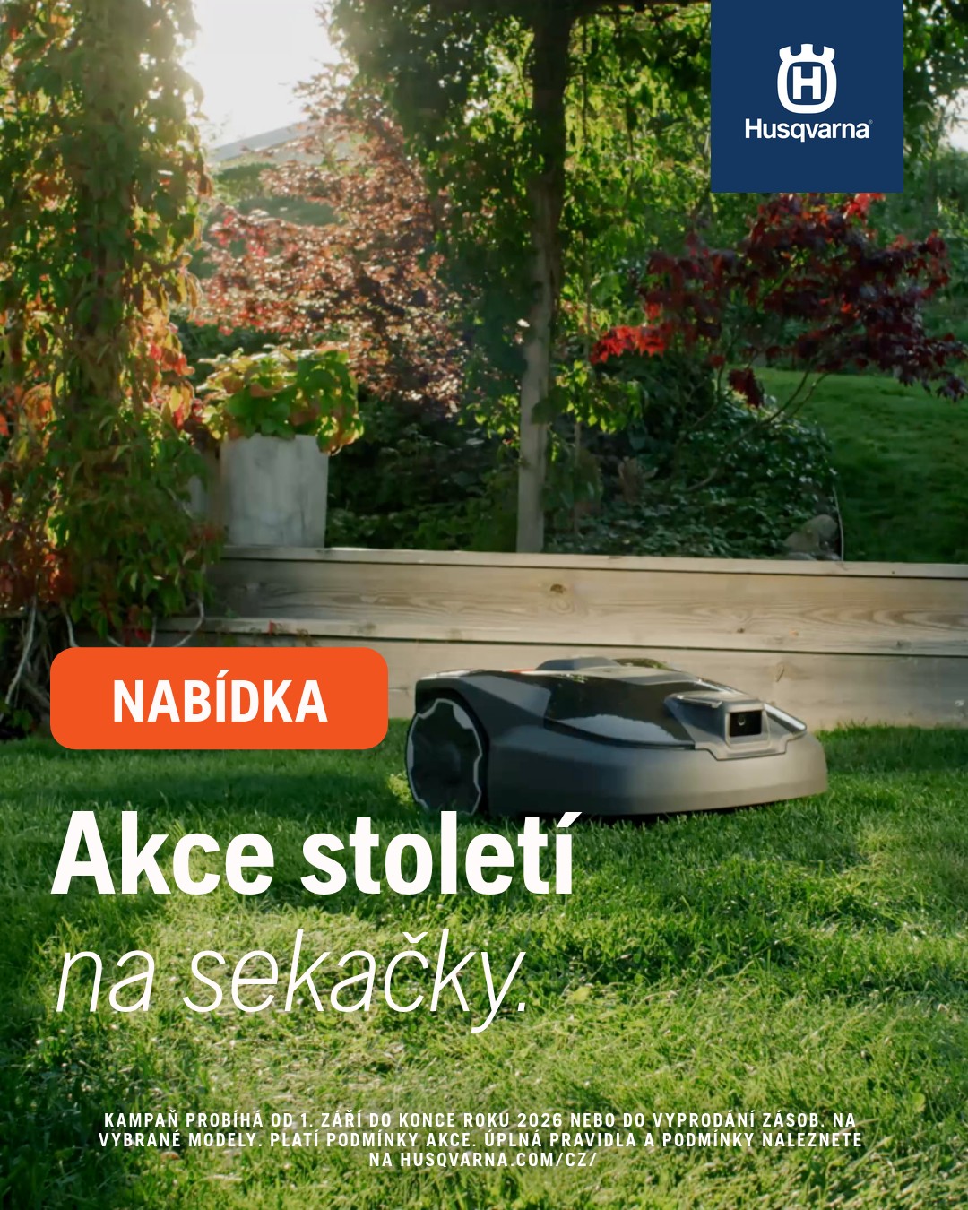 Husqvarna Česko Facebook ad: Časově omezená nabídka