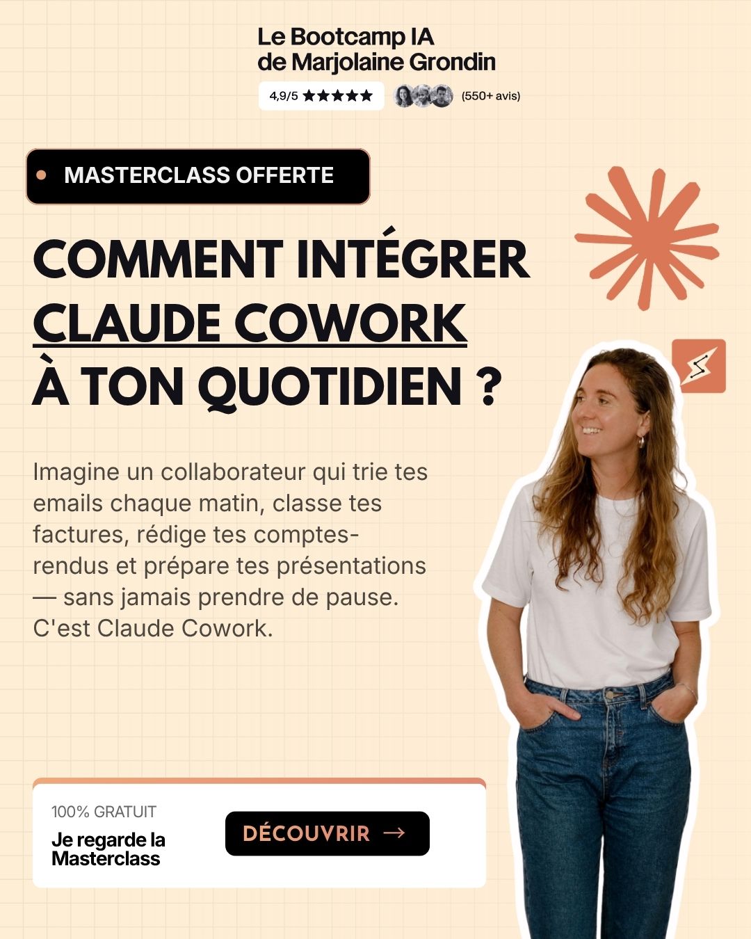 Marjolaine Grondin Facebook ad