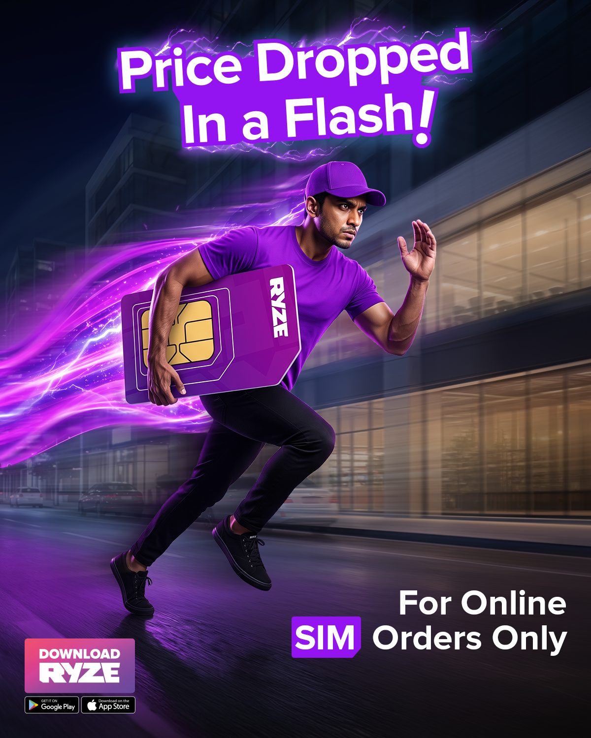RYZE Live Facebook ad