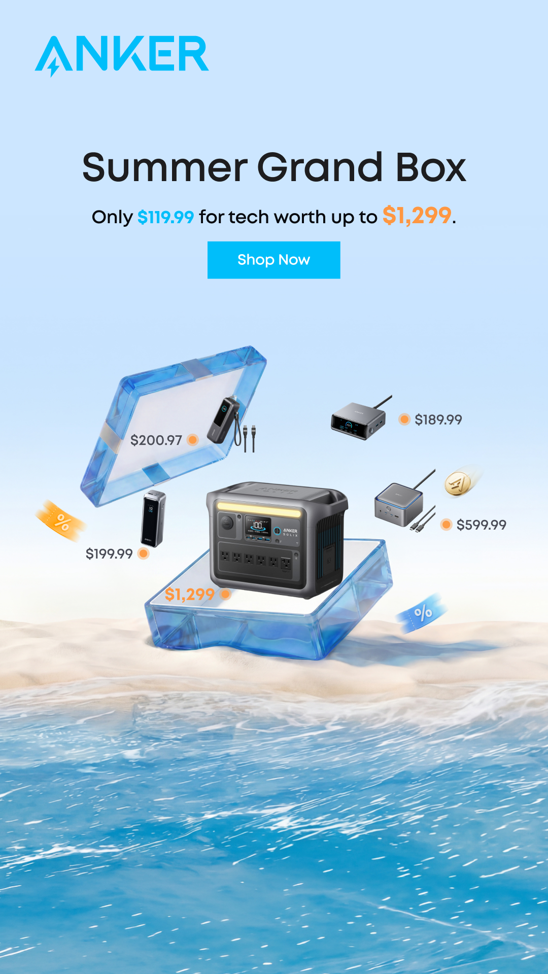Anker Facebook ad