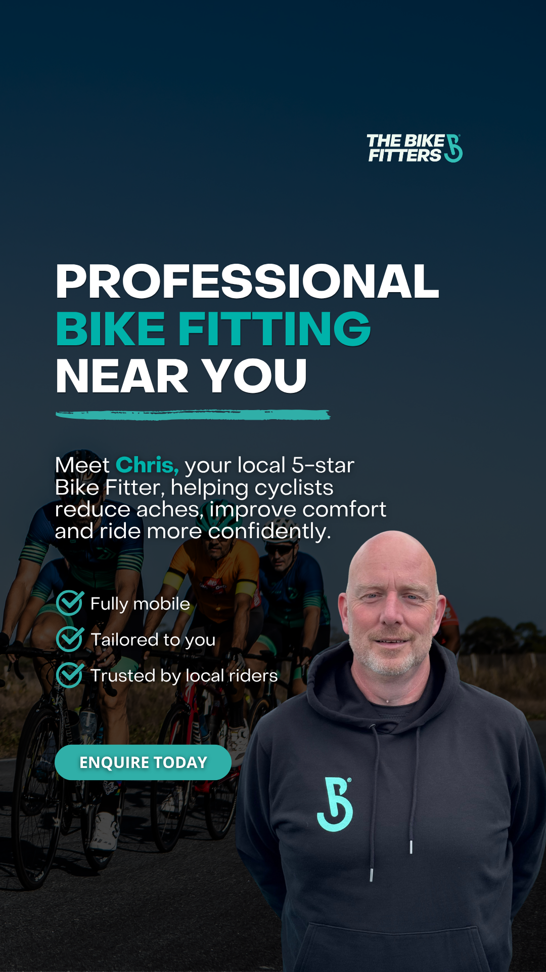 The Bike Fitters Facebook ad