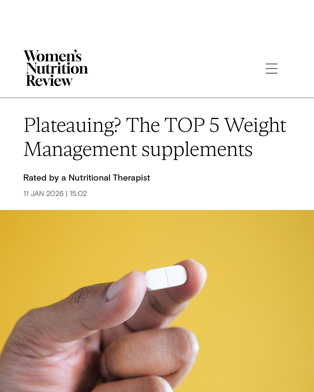 Women's Nutrition Review Facebook ad