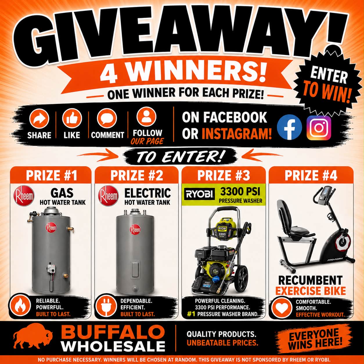 Buffalo - SALES Facebook ad: The deals are hot, the inventory is stocked…