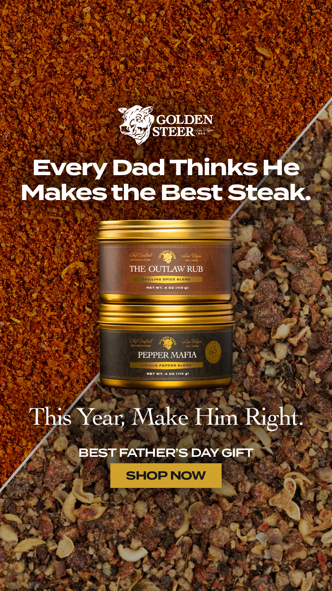 Golden Steer Steak Company Facebook ad