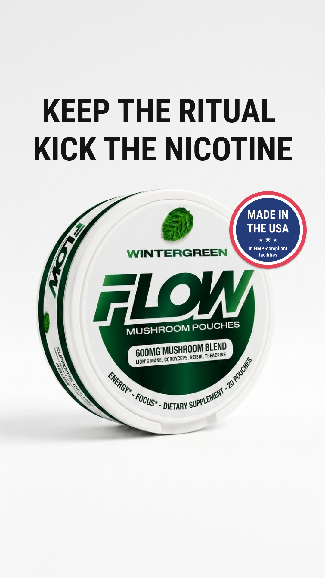 Flow Pouches Facebook ad