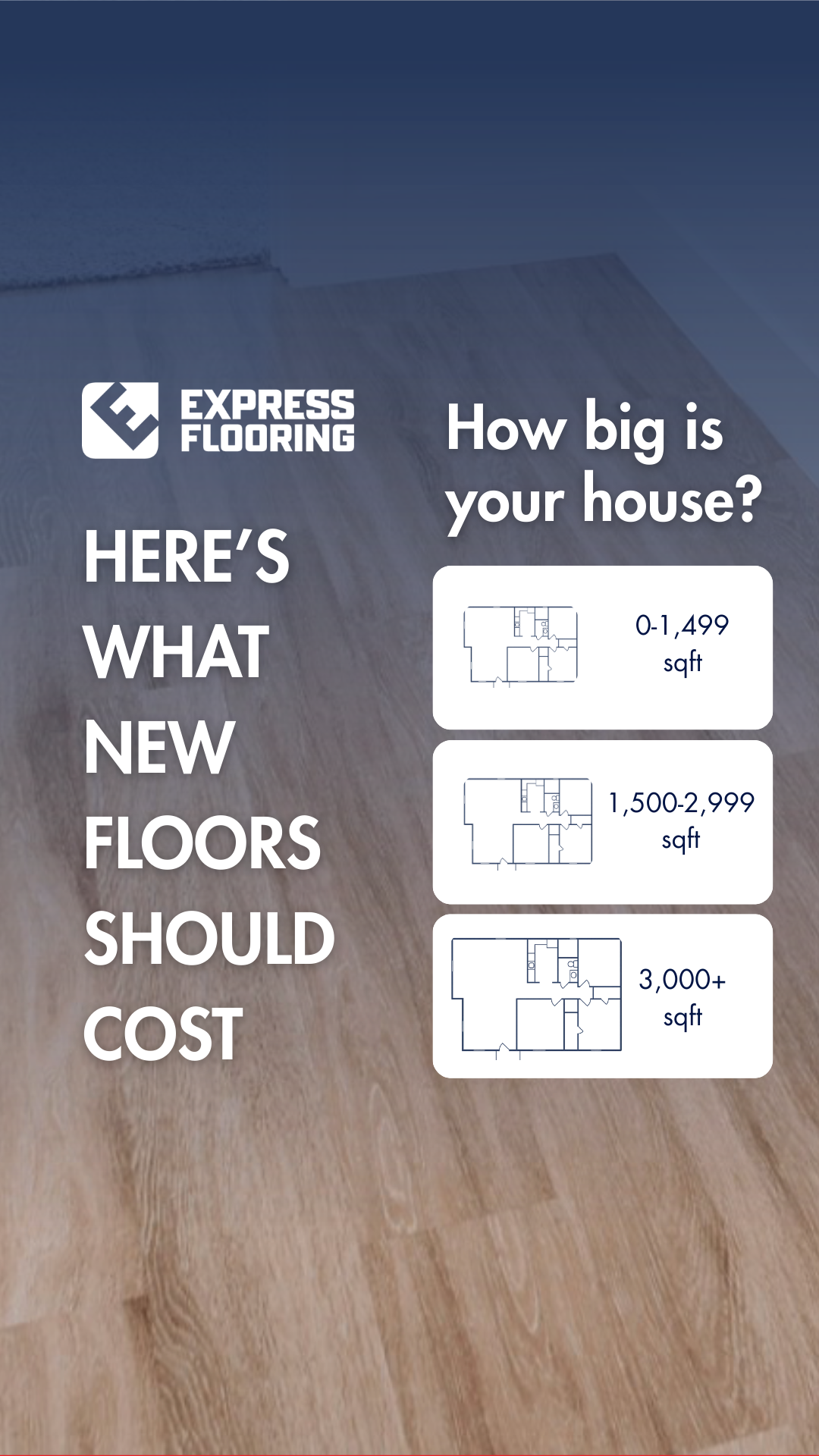 Express Flooring Facebook ad