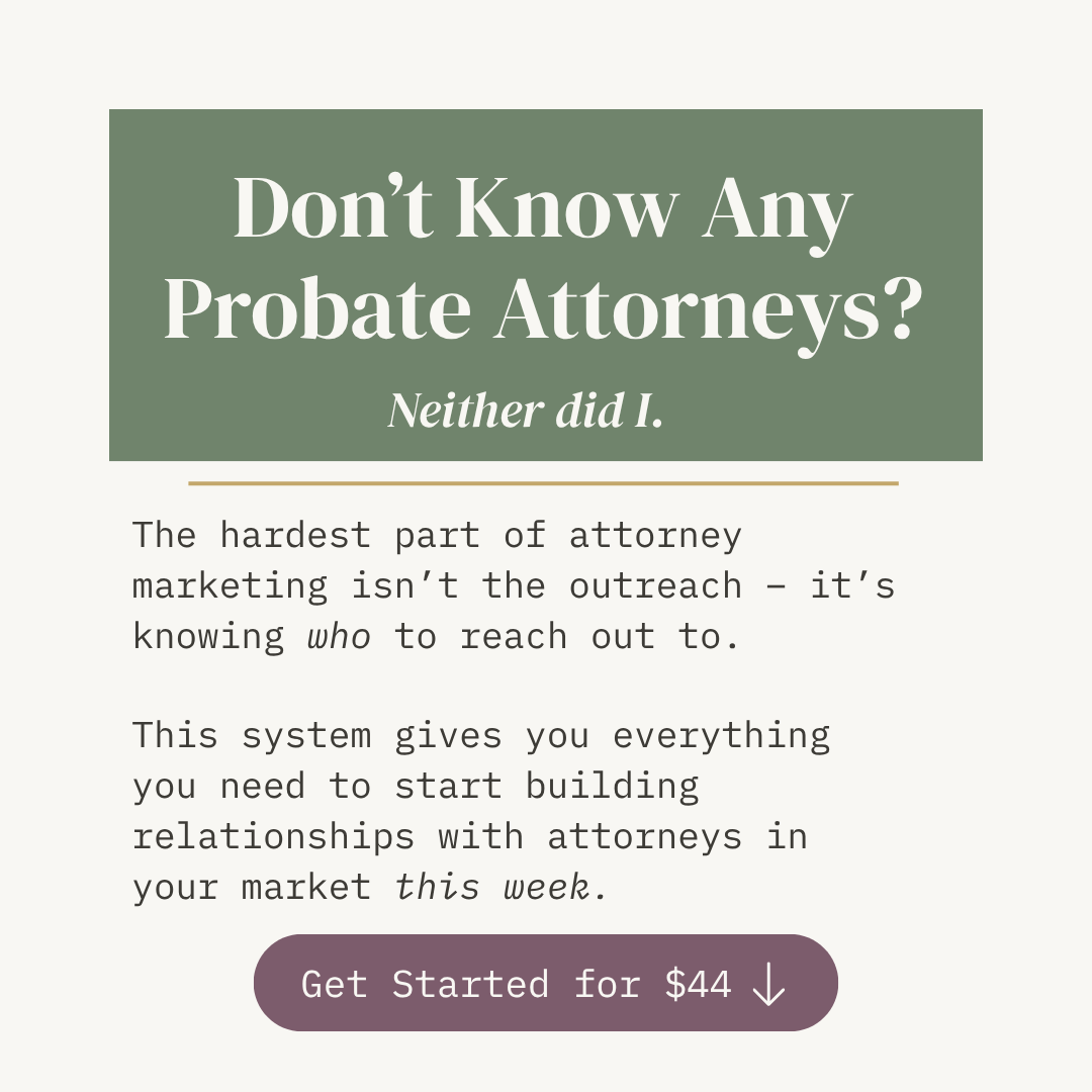Alexa Rosario Facebook ad: How To Get Probate Listings in Real Estate