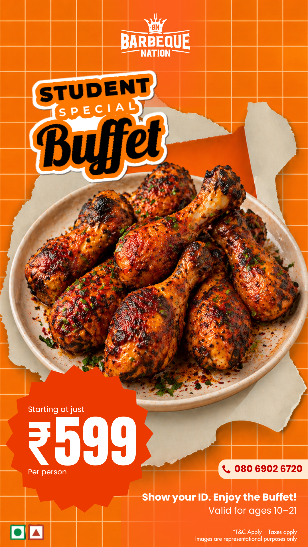 Barbeque Nation Facebook ad