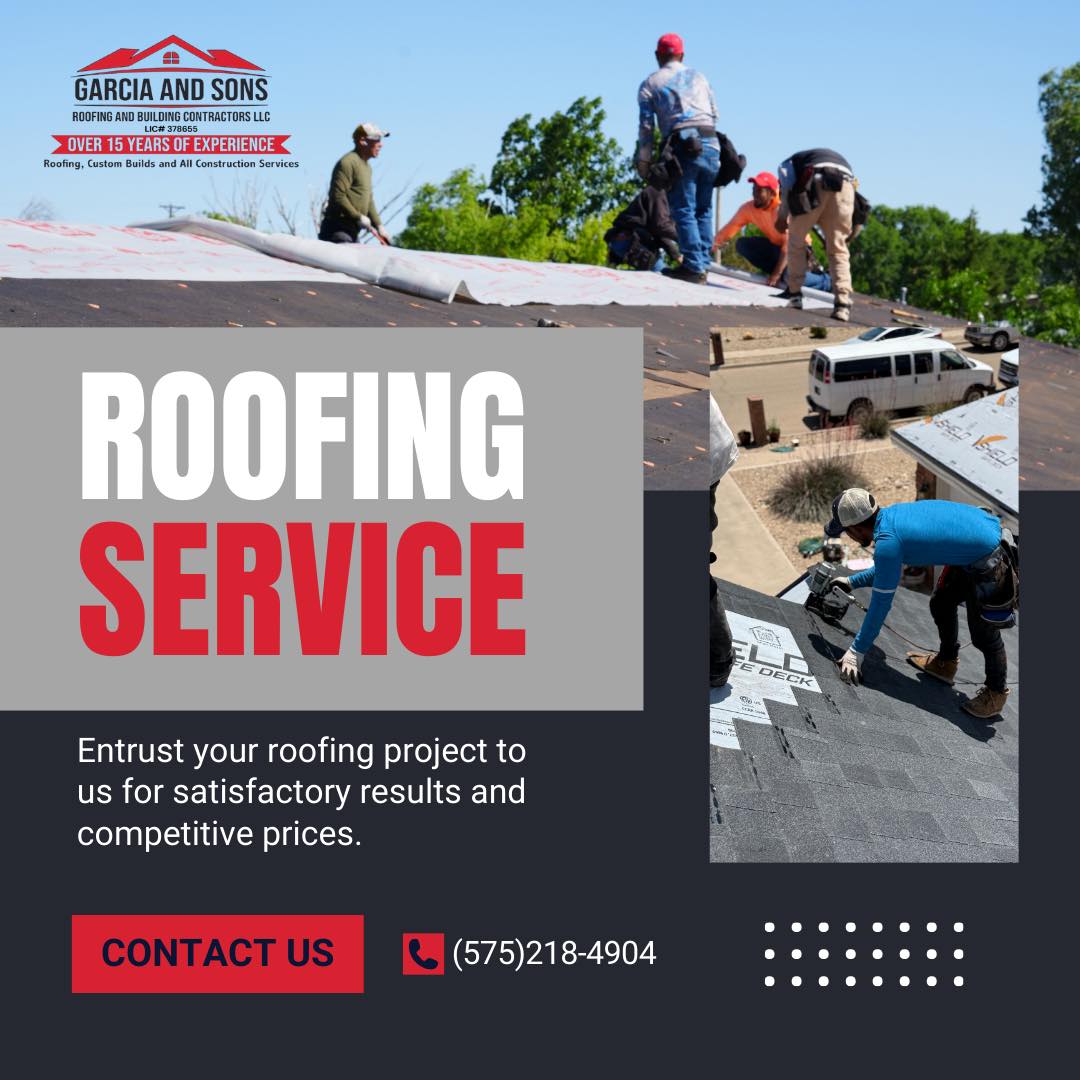 Garcia and Sons Roofing Construction Facebook ad