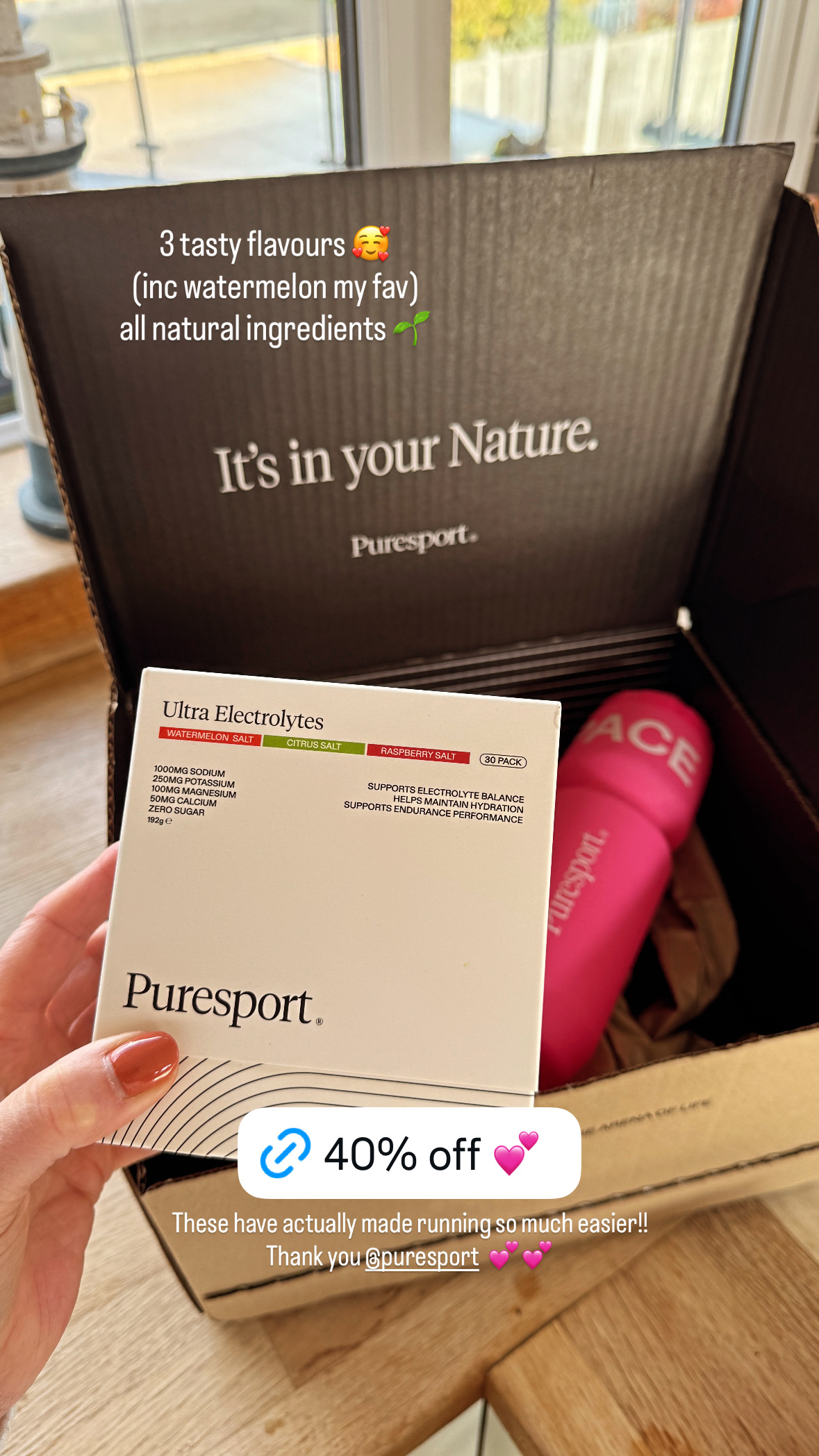 Puresport Facebook ad