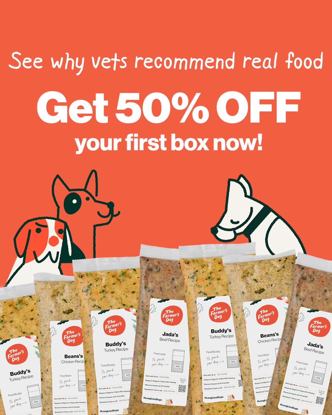 The Farmer's Dog Facebook ad