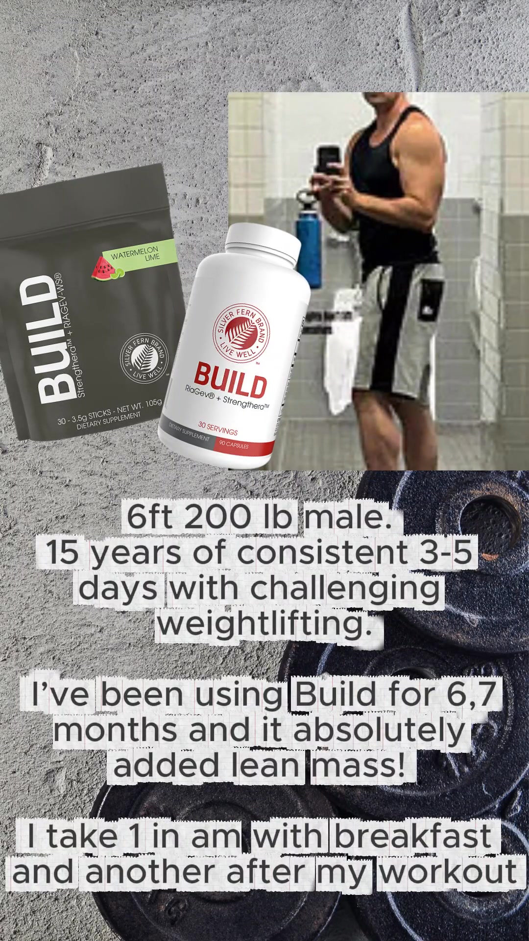 Silver Fern Brand Facebook ad: BUILD YOUR STRENGTH.