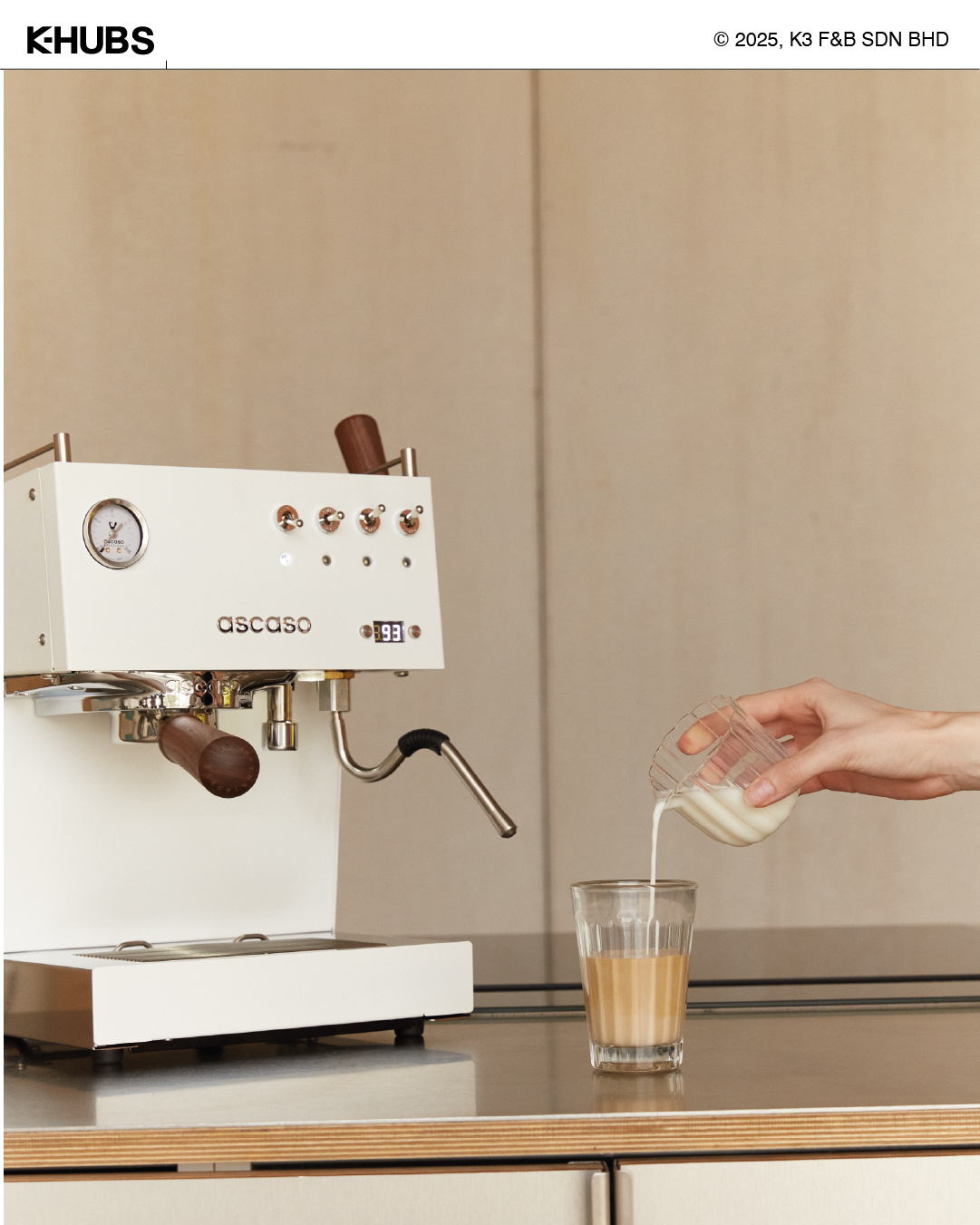 K-Hubs Coffee Facebook ad: K-HUBS - Coffee & F&B equipment • Tech support • Smart…