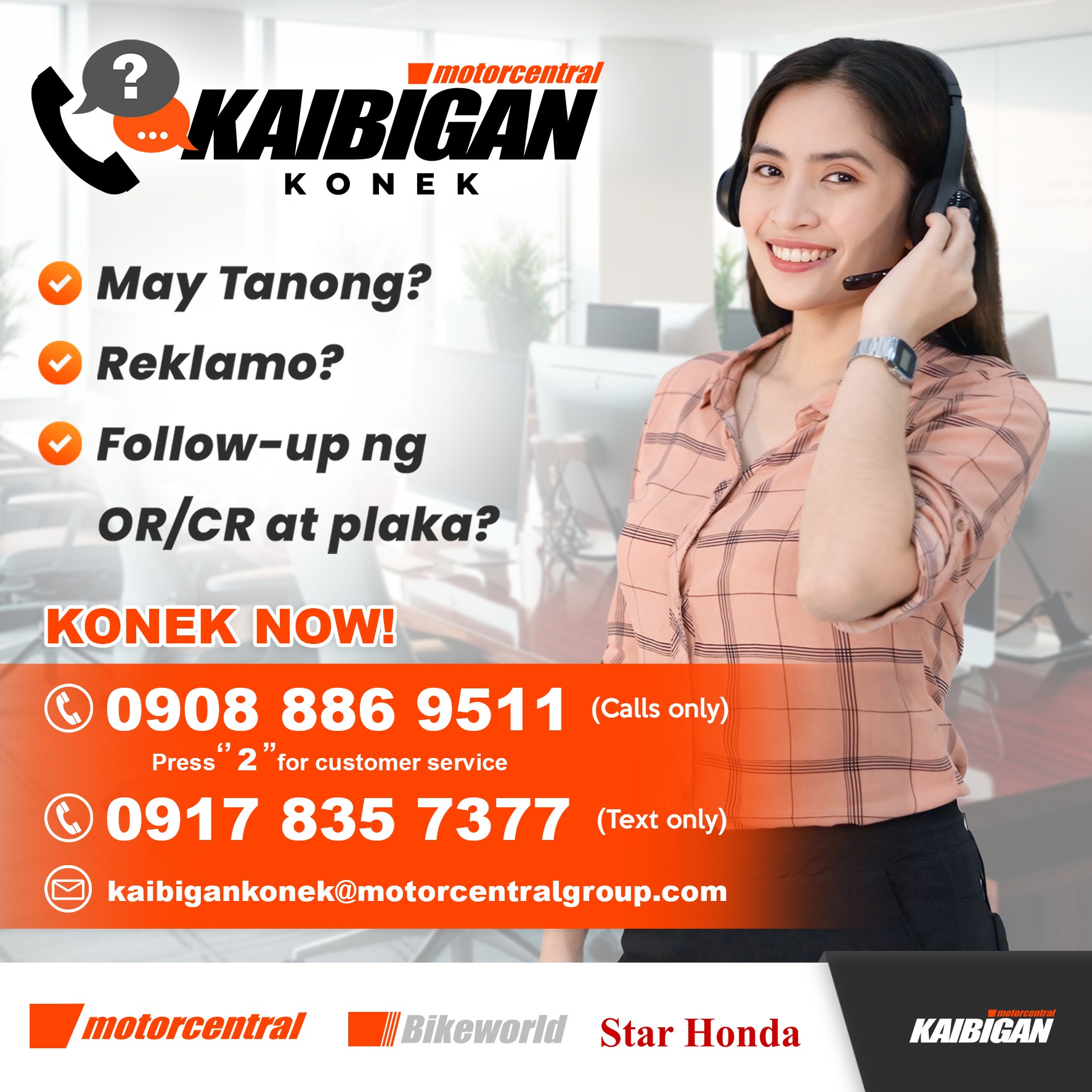 Motorcentral Sales Corp. Facebook ad