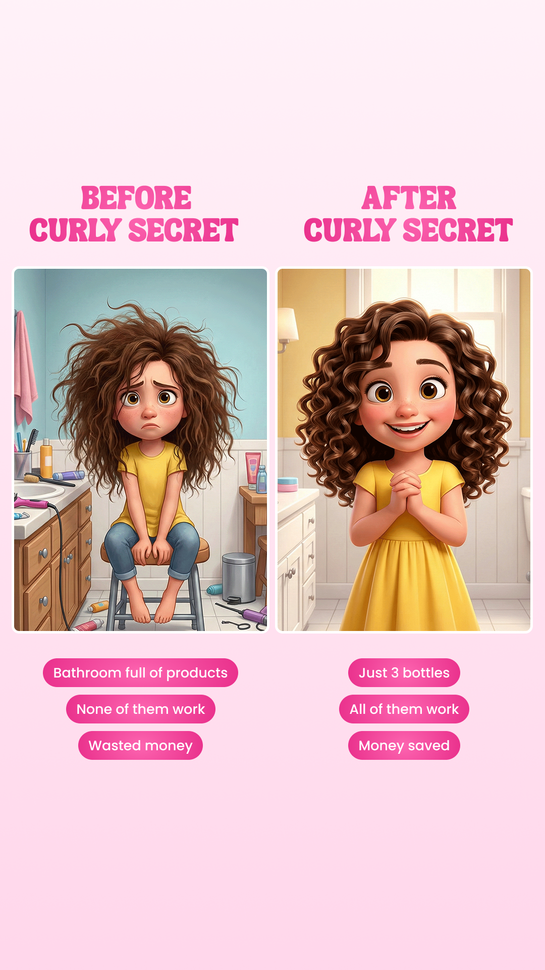 Curly Secret Facebook ad