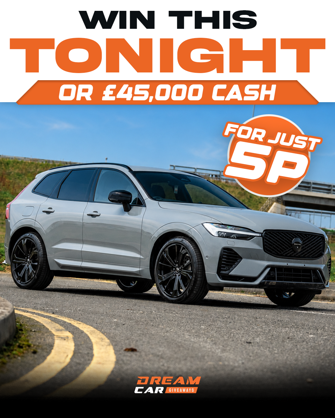 Dream Car Giveaways Facebook ad