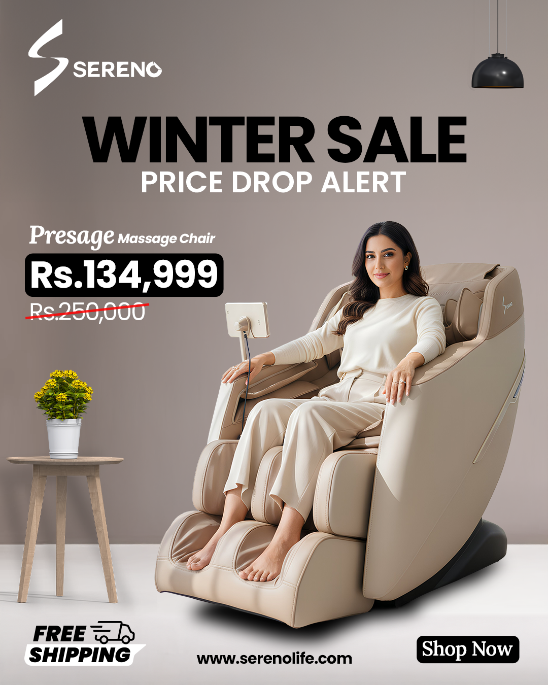 Sereno Pakistan Facebook ad: Price Drop Alert!