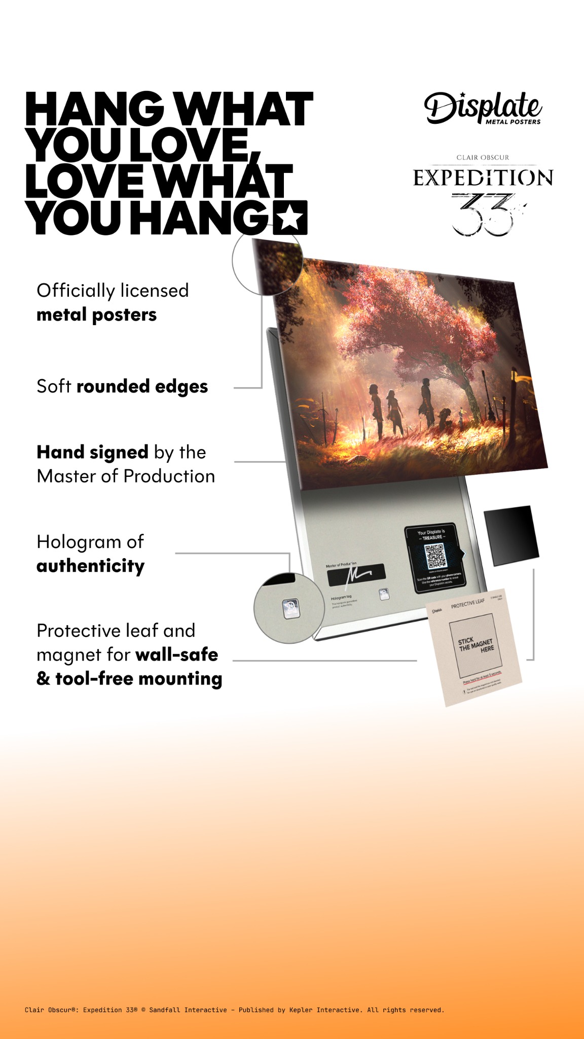 Displate Facebook ad
