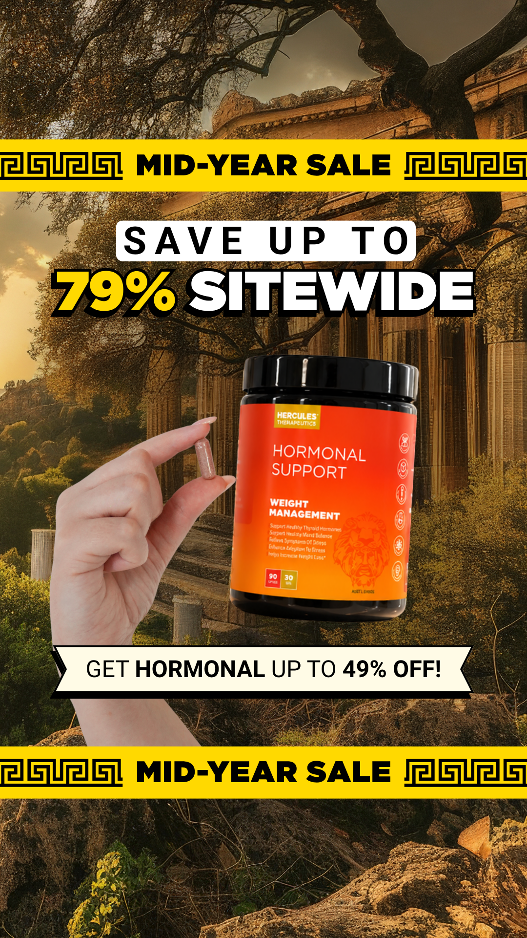 Hercules Supplements Aust Facebook ad