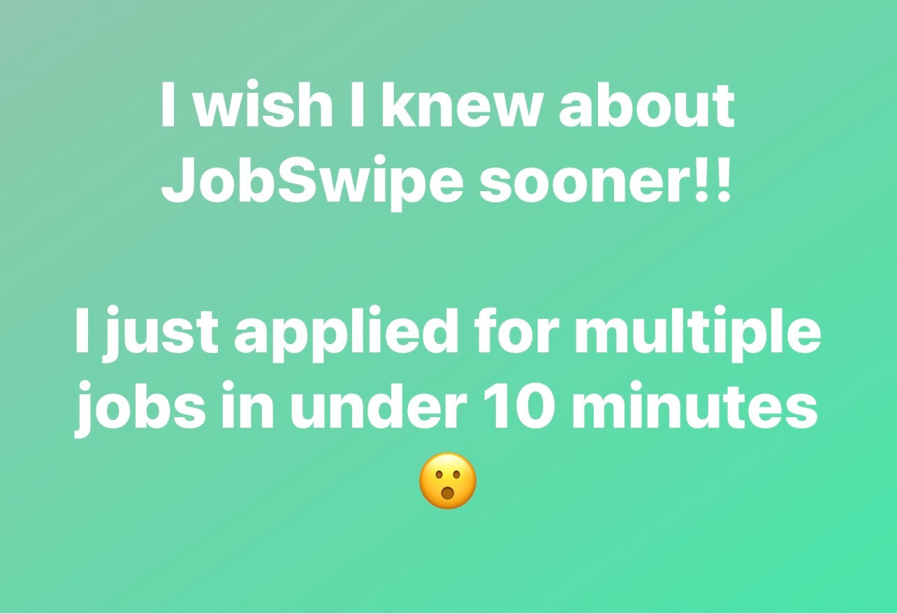 JobSwipe Facebook ad