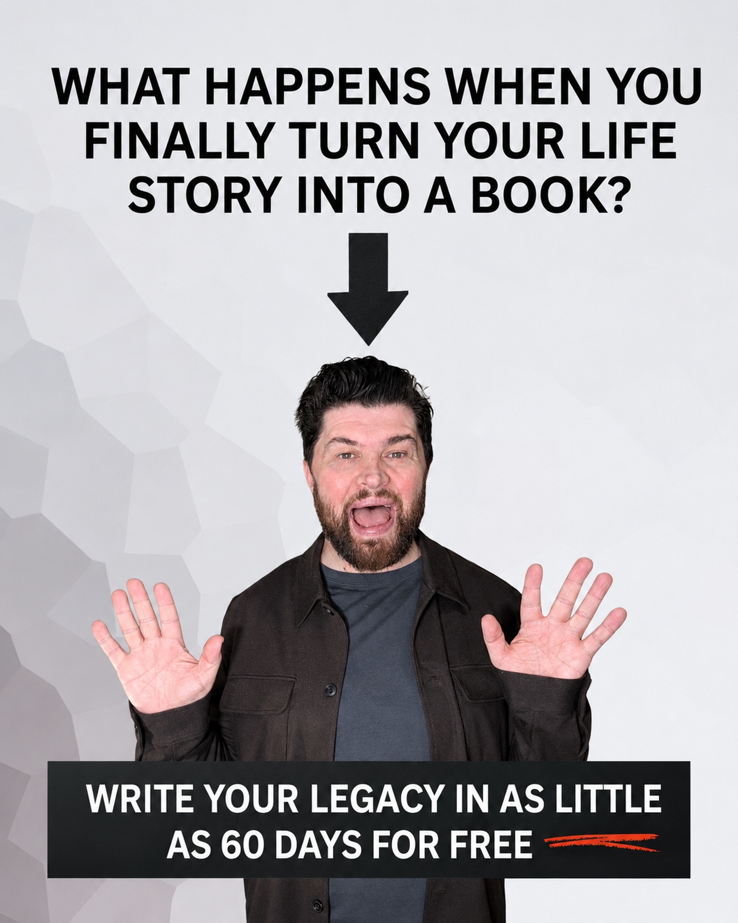 The Writers Manor Facebook ad